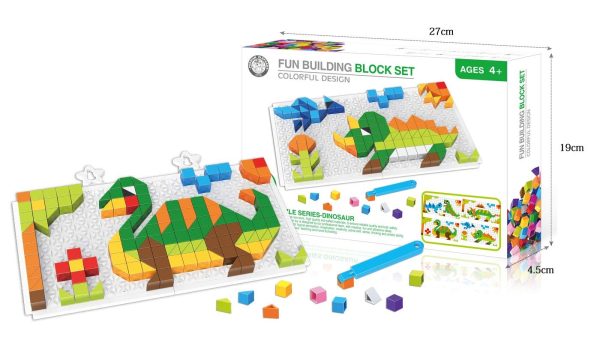 Building Block Set For Kids | Best Quality Block Table Toy For Kids – Toys For Boys & Girls – Building Blocks With Table ( Random Design  )