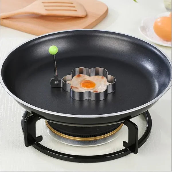 Egg Shaper Kitchen Tools Star, Heart, Round, Flower Shaped Stainless Steel